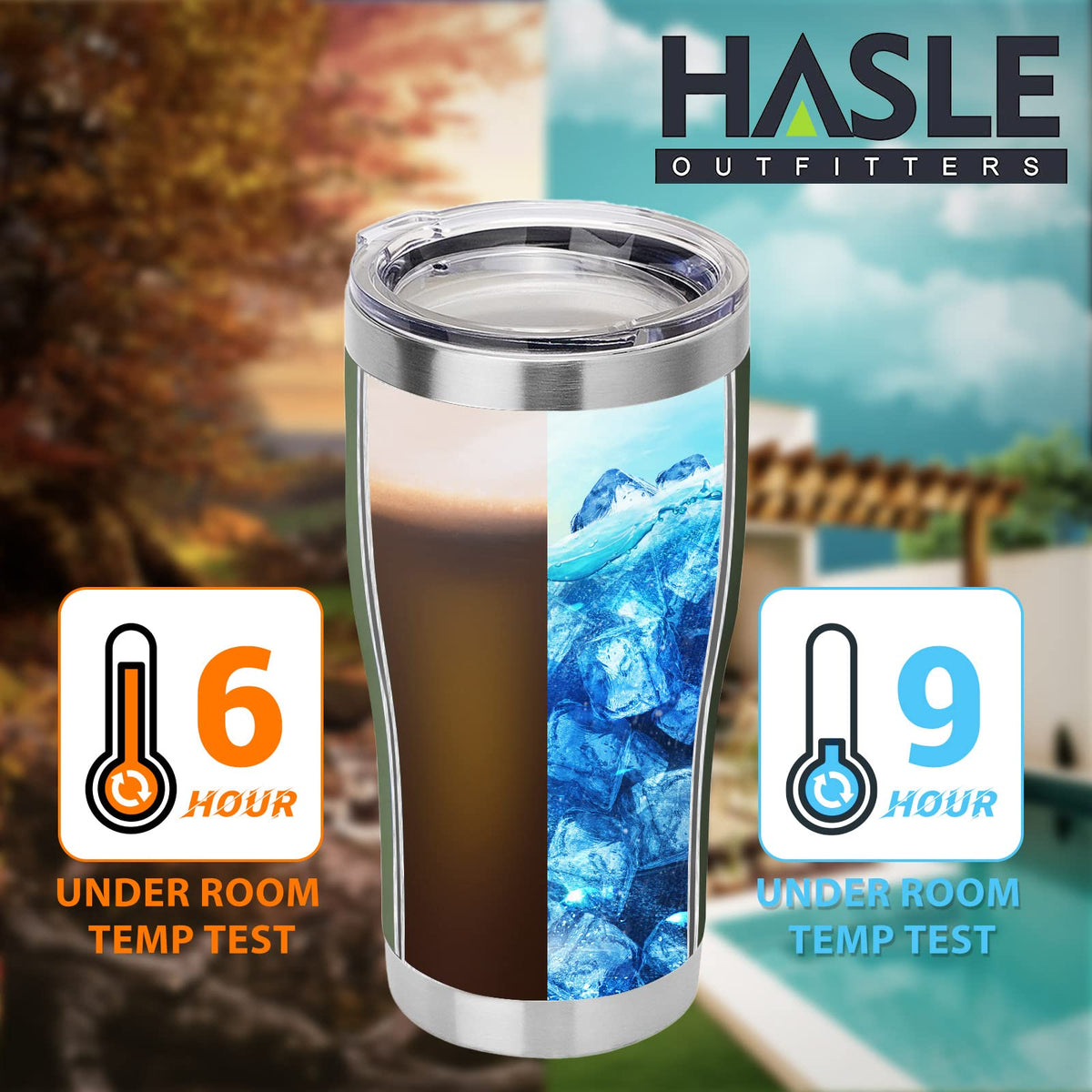 20 oz Stainless Steel Vacuum Insulated Tumbler with Lid R9193