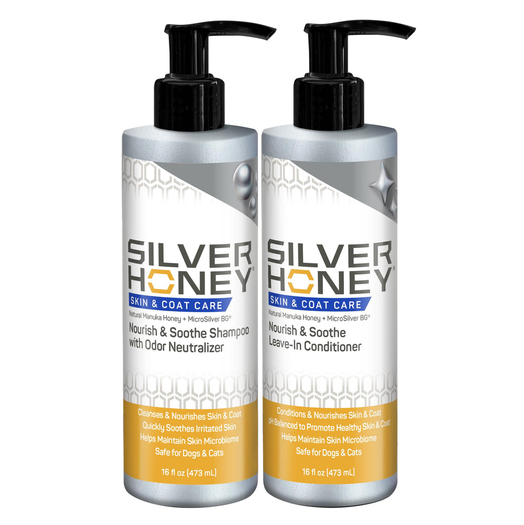 Silver Honey Skin & Coat Care Grooming 2pc Combo A43072