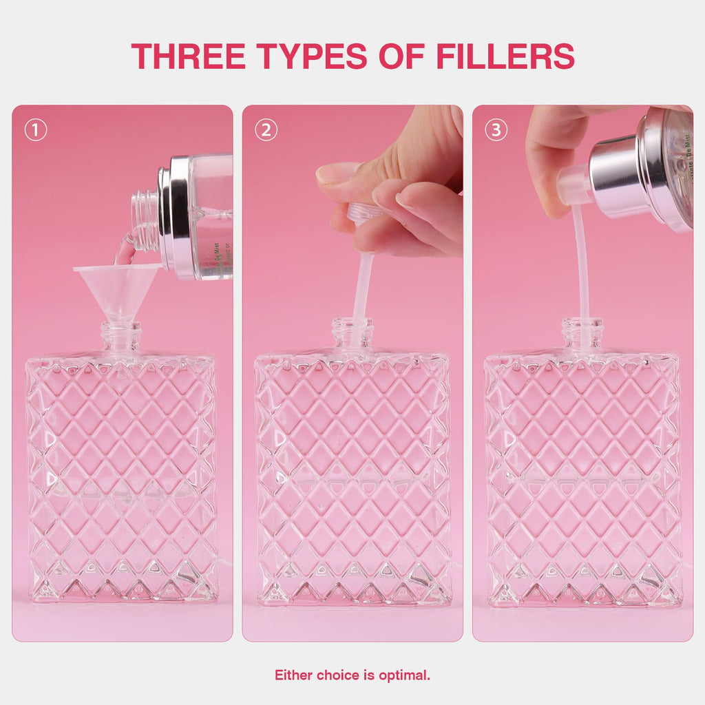 50ml Glass Perfume Bottles Empty Refillable O398575