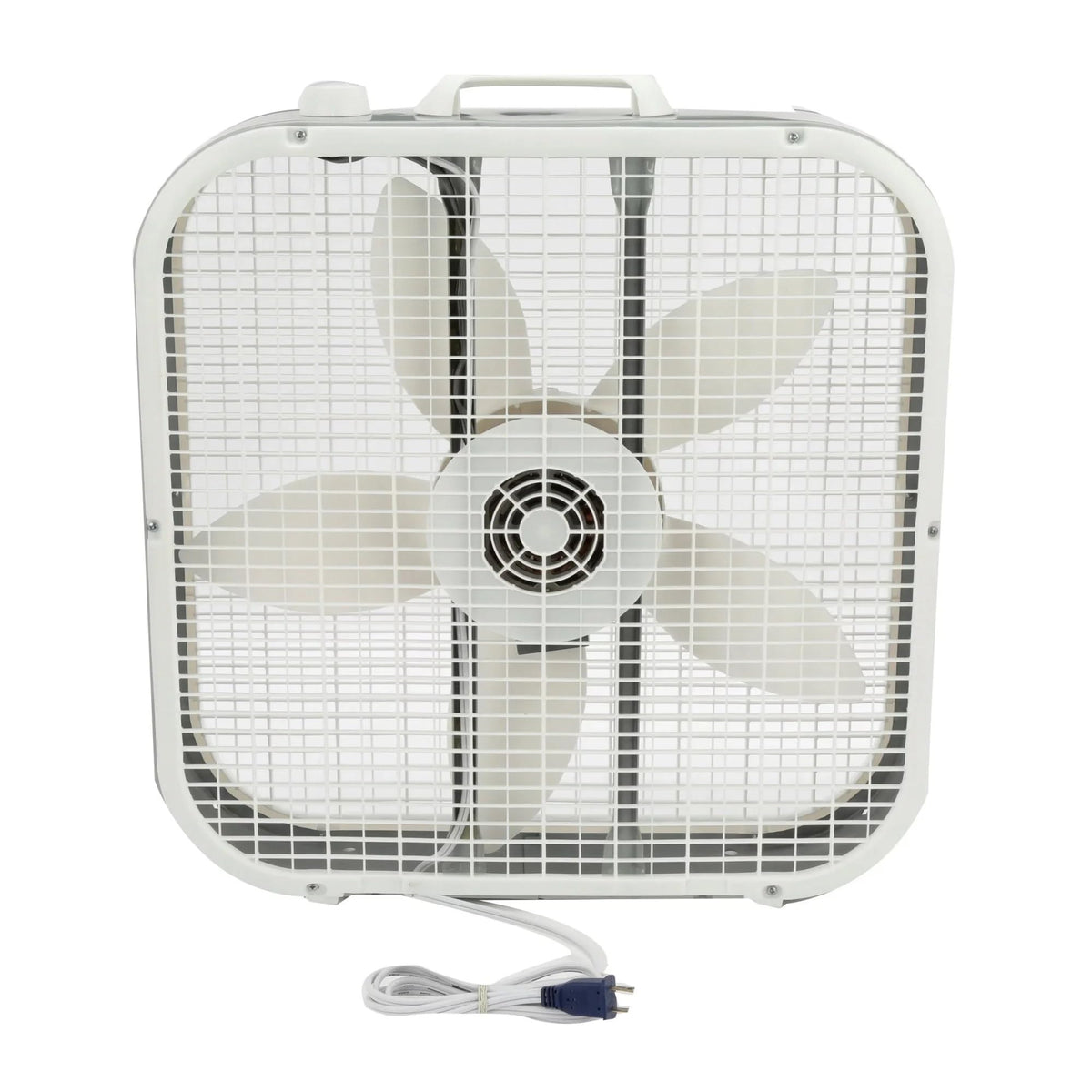 20" Classic Box Fan with 3 Speeds, White L965
