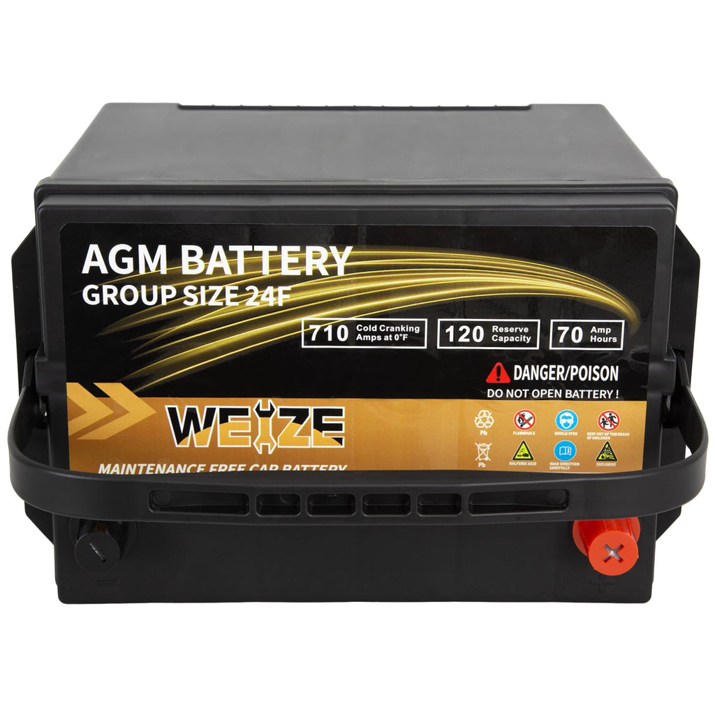 AGM Battery BCI Group 24F Automotive Battery C777