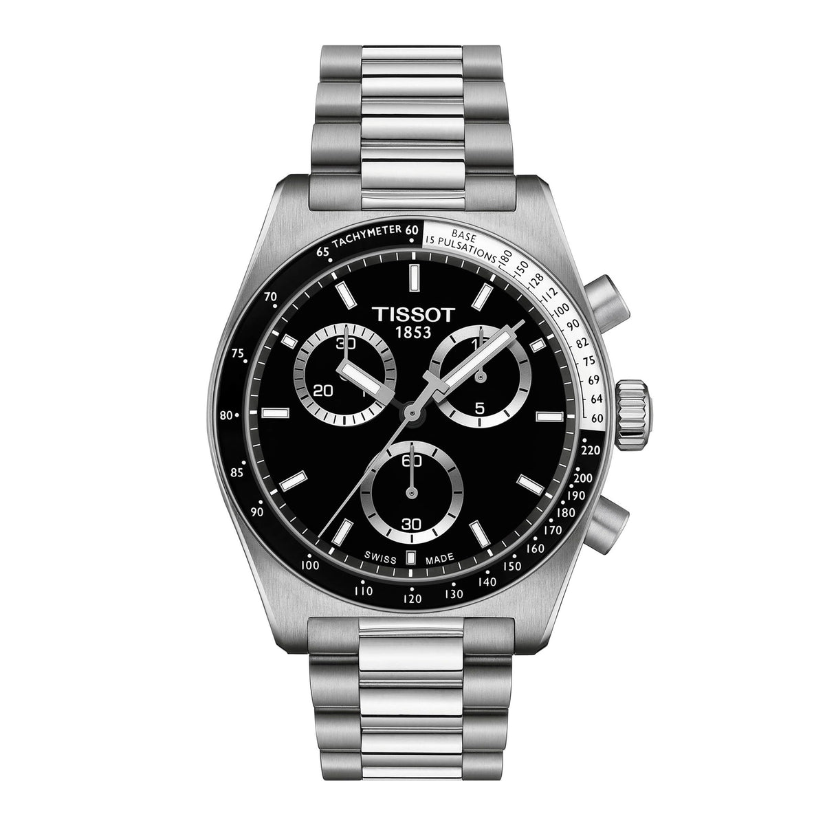 Black Dial 40mm Swiss Quartz Chronograph Men's Watch K956814