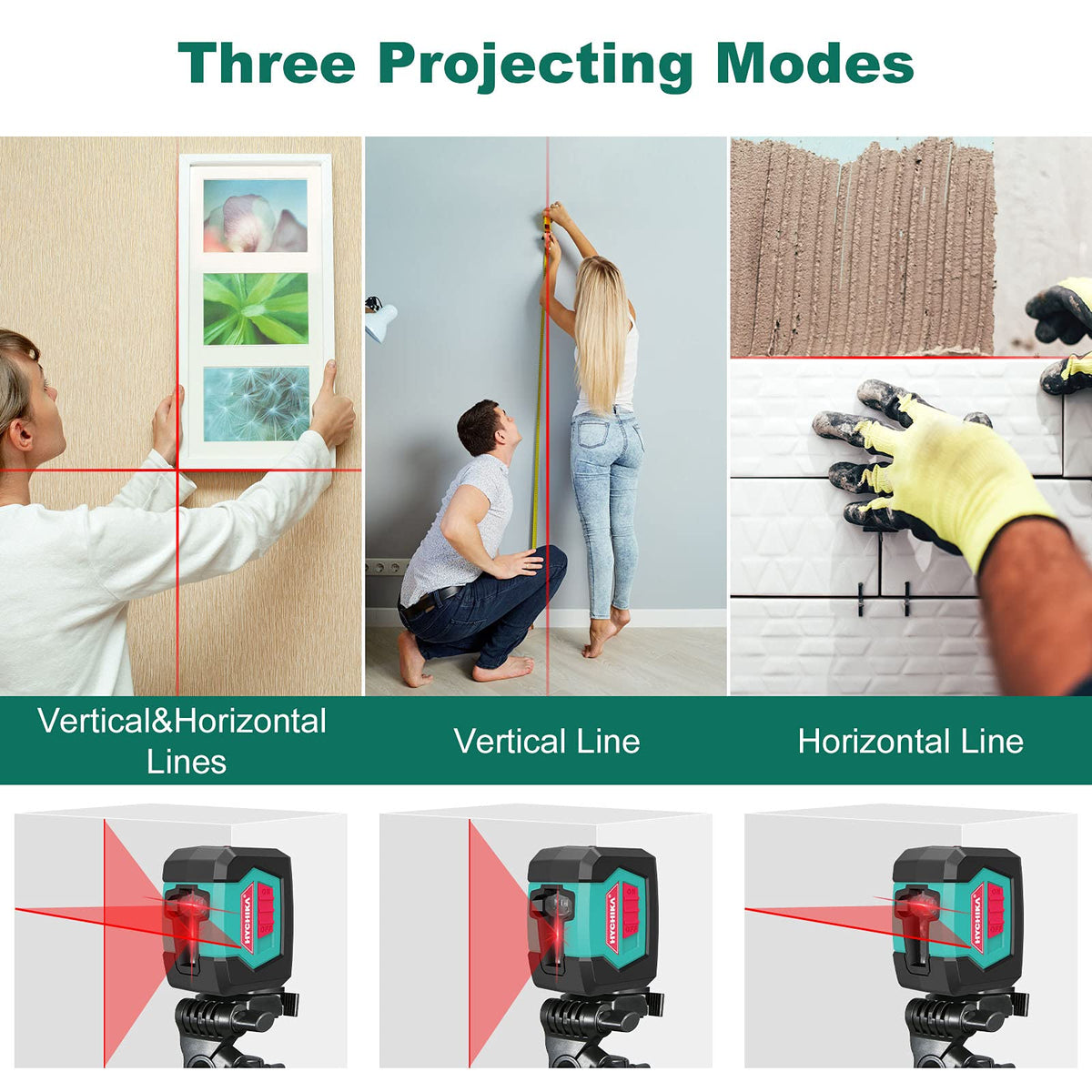 Self-Leveling Cross Line Laser Level with Magnetic Bracket V29102