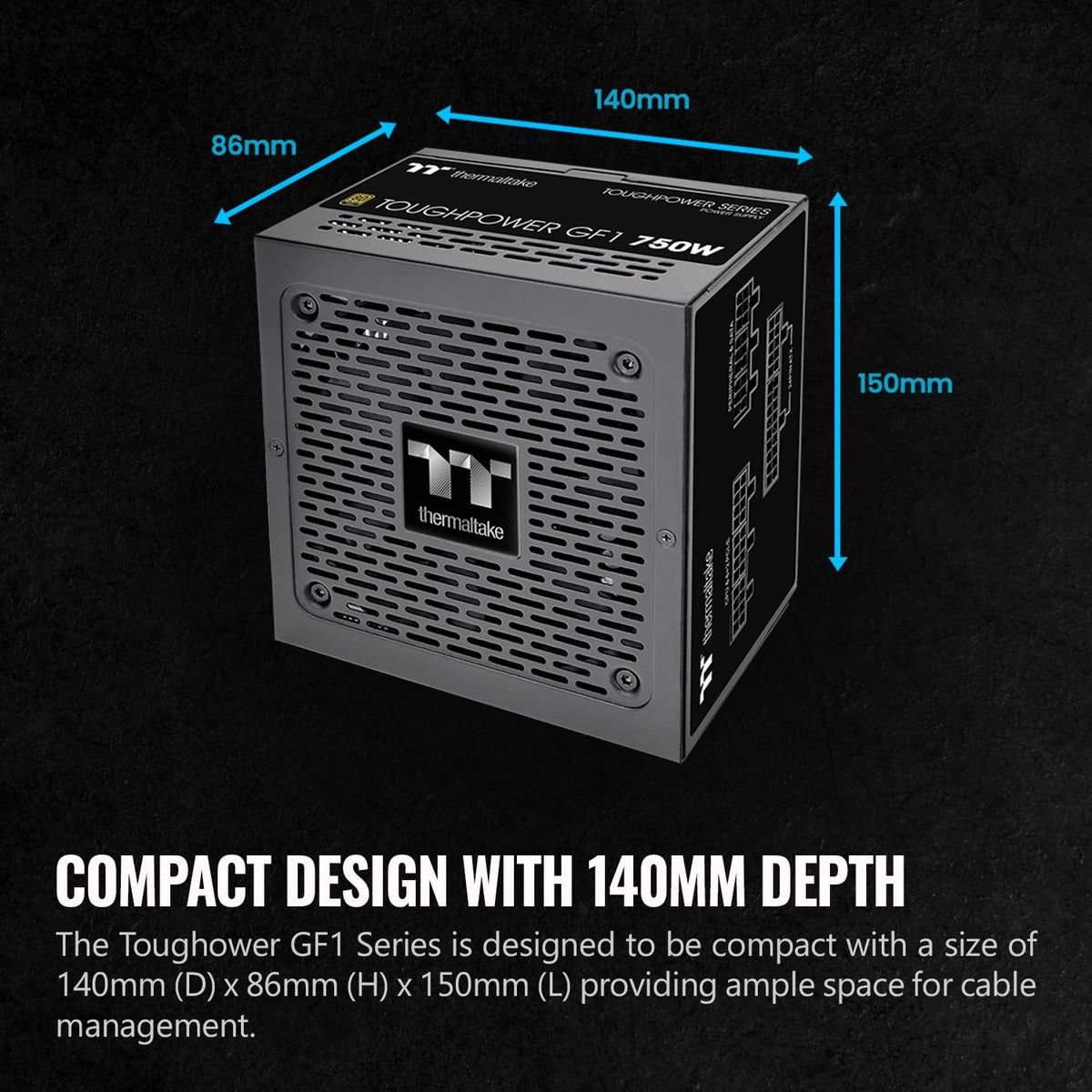 Fully Modular ATX 750W Power Supply 80 Plus Gold E3127