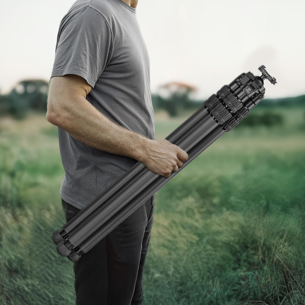 Carbon Fiber Tripod with BallHead and Quick Release Plate E360
