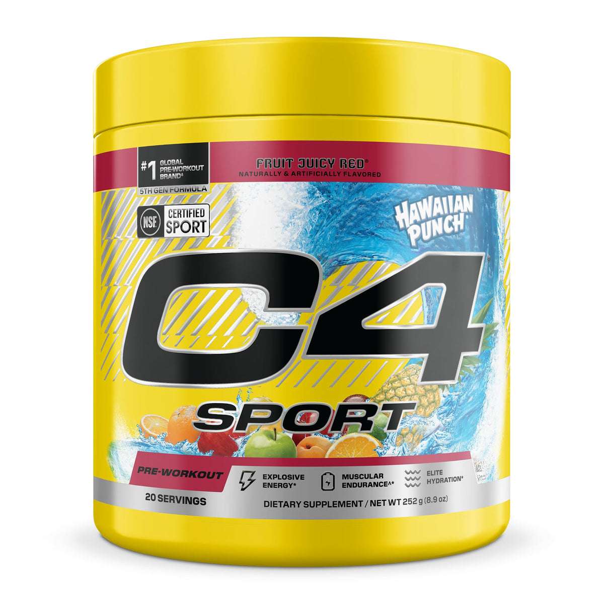 Pre Workout with 200mg Caffeine, 20 Servings Q526