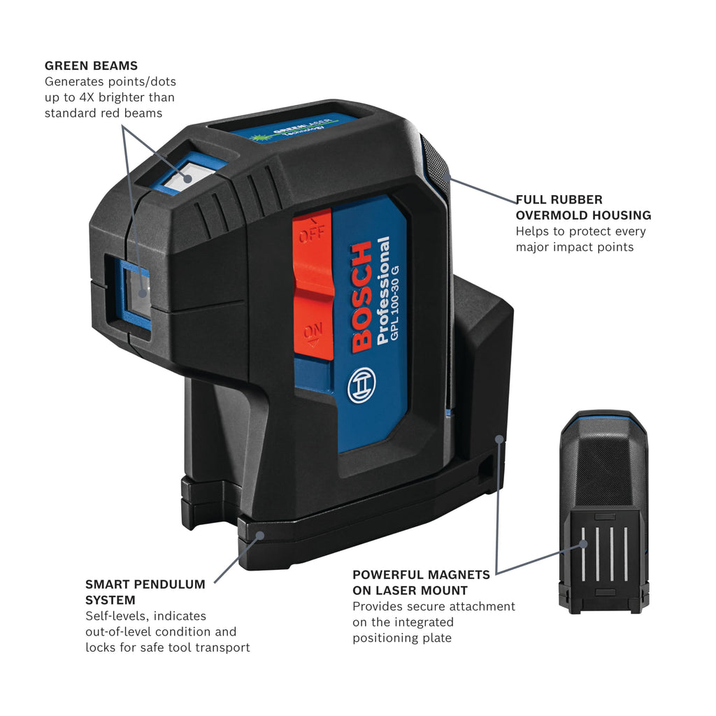 Green-Beam Three-Point Self-Leveling Alignment Laser G56779