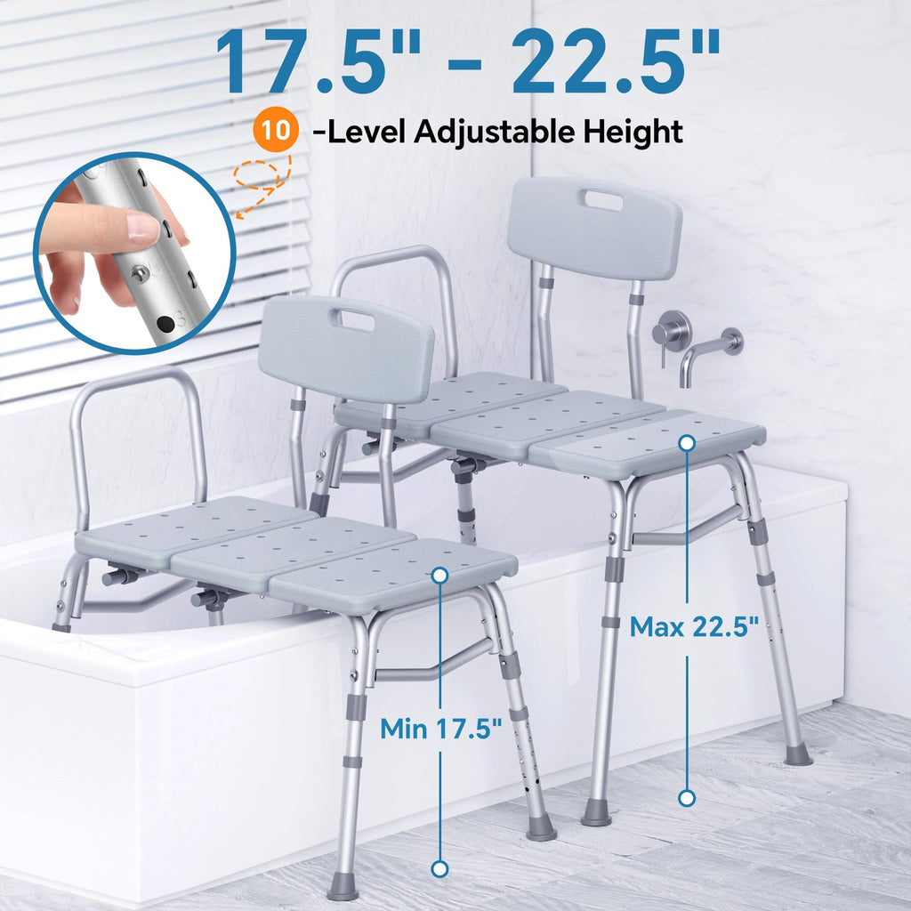 Tub Transfer Bench with Backrest T211835