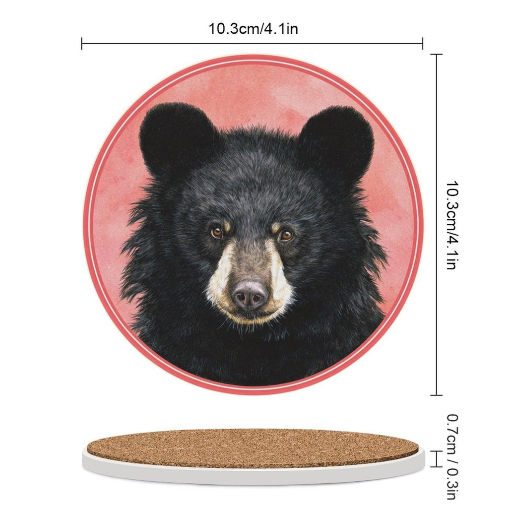Black Bear Coasters Set of 4 E483638