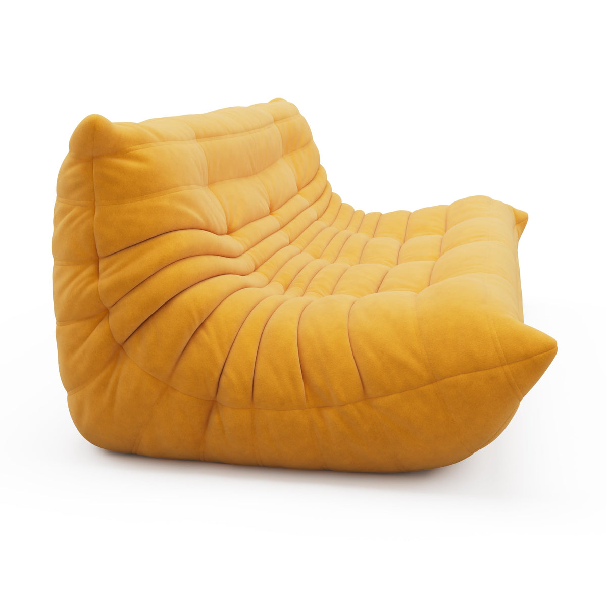 3-Seater Memory Foam Suede Bean Bag Chair D64043