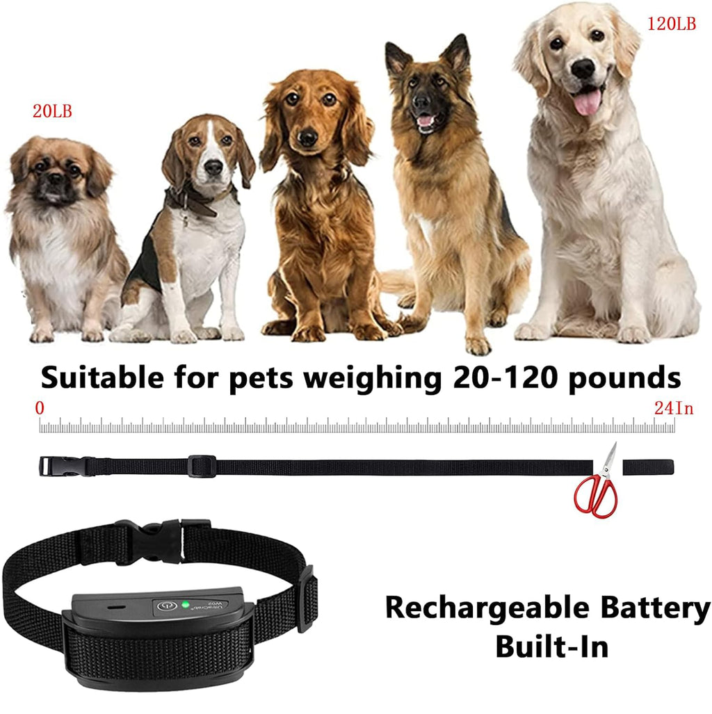 In-Ground Electric Dog Fence System with 2 Collars W520