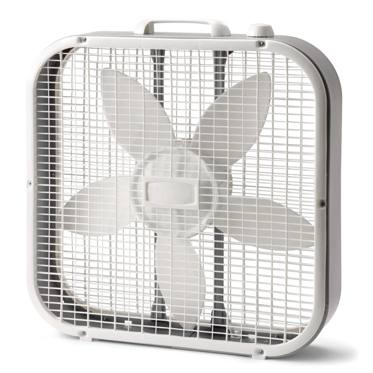 20" Classic Box Fan with 3 Speeds, White L965