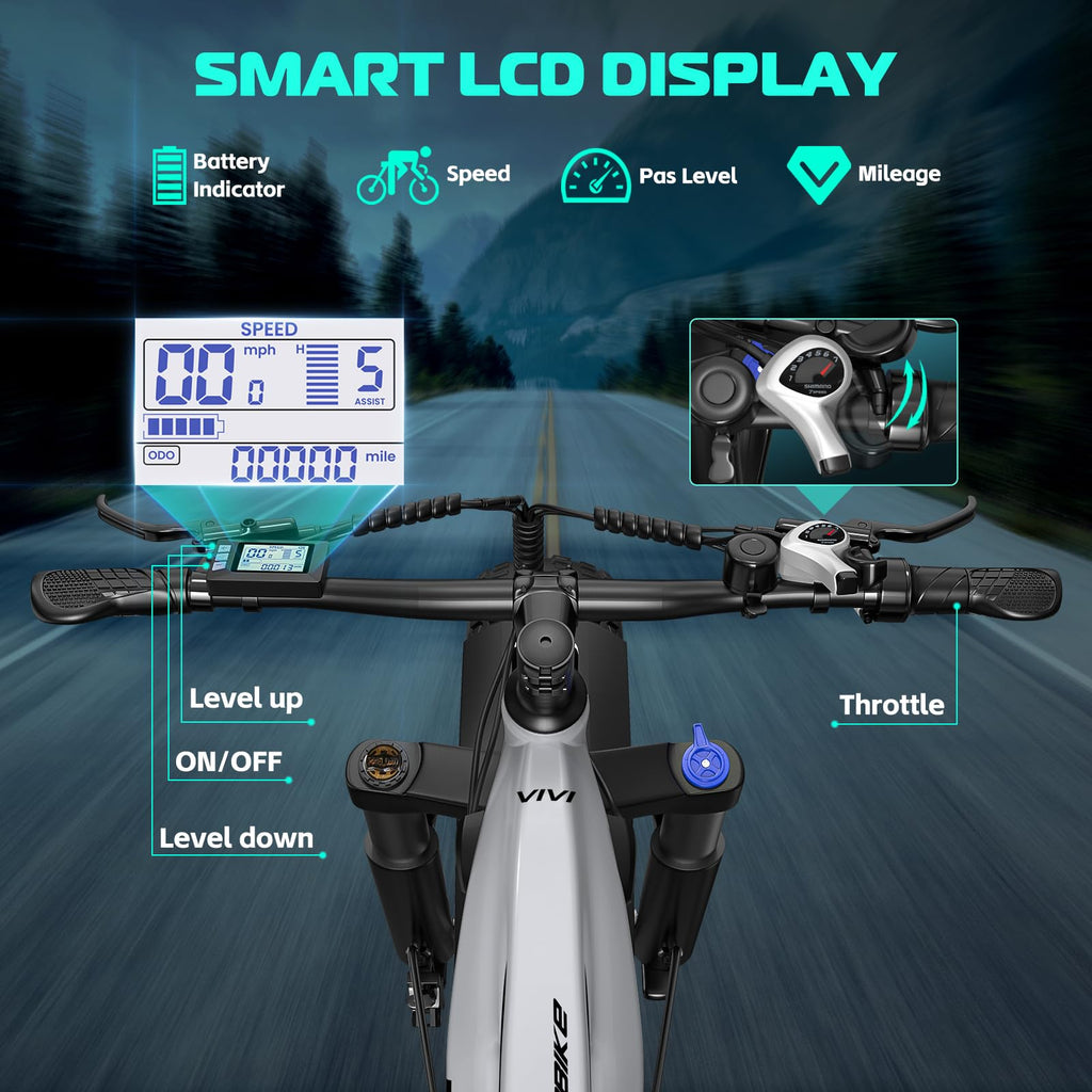 Electric Bike 26 x 4.0 Fat Tire 1500W Peak Motor G6221