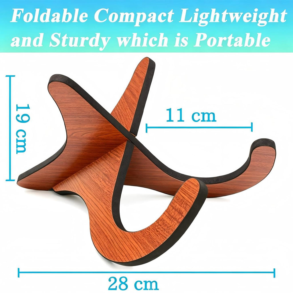 Folding Wood Ukulele Stand K116589