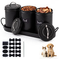 Airtight Dog Treat Container Set with Lid and Tray G7925