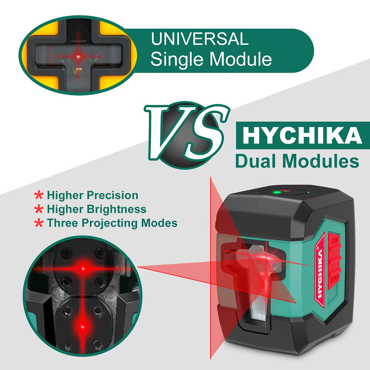 Self-Leveling Cross Line Laser Level with Magnetic Bracket V29102