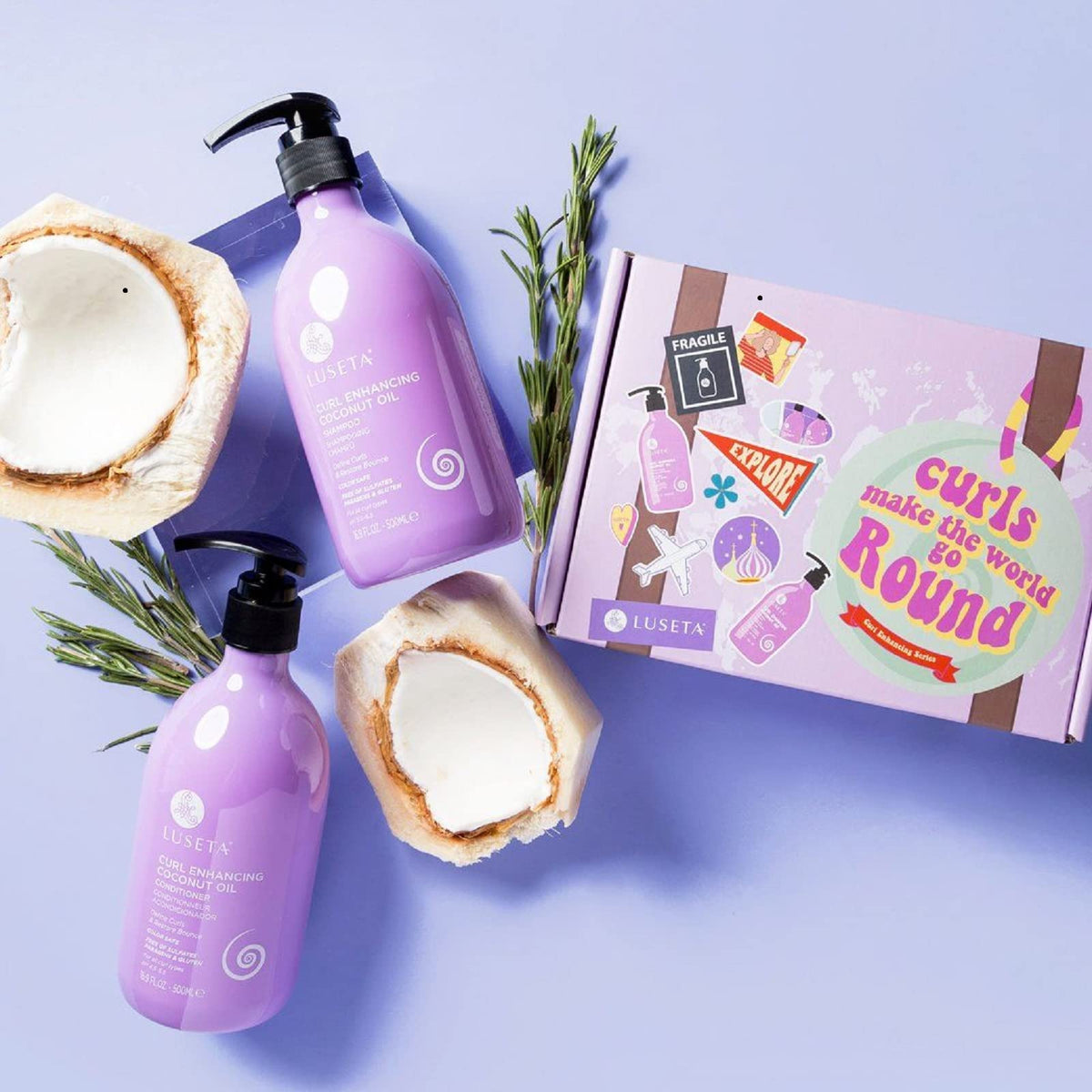 Coconut Oil Shampoo & Conditioner Set and Leave in Conditioner I4137