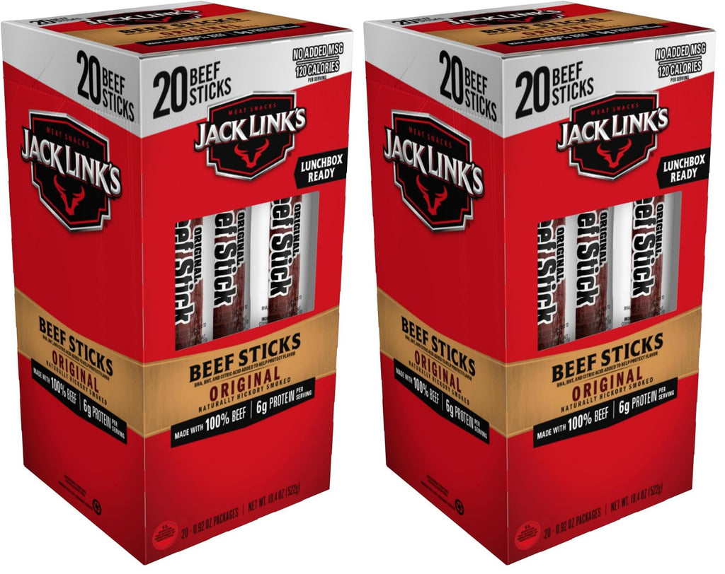 Beef Sticks 0.92 Oz 20 Count Pack of 40 R46609