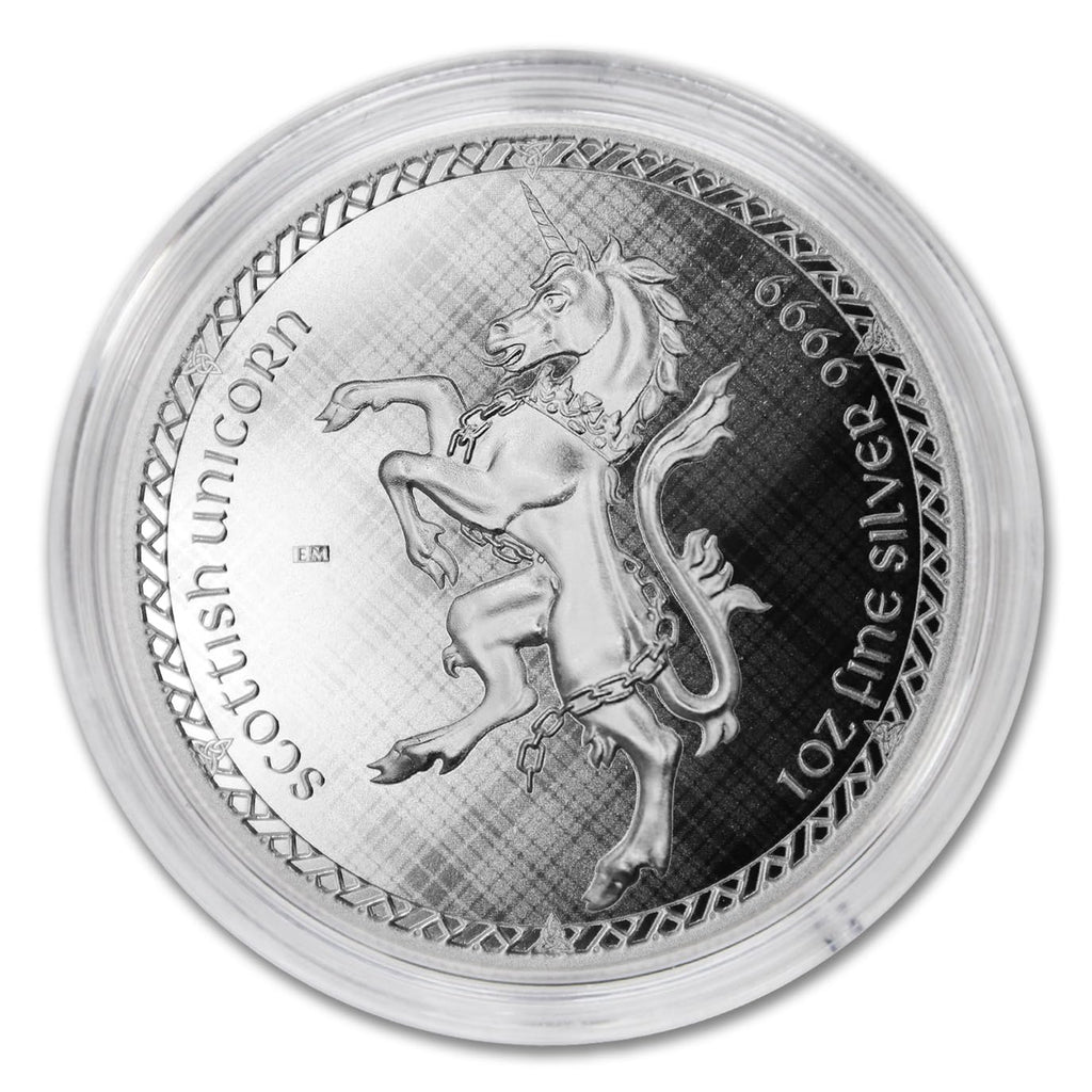 1 oz Silver Scottish Unicorn A656