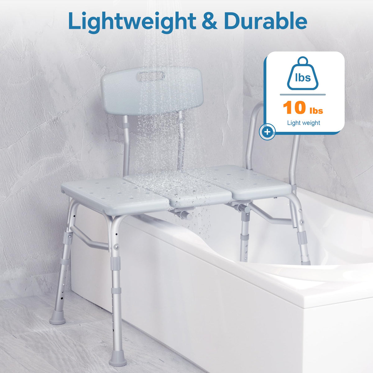 Tub Transfer Bench with Backrest T211835