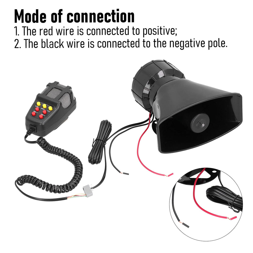 Car Siren Speaker Alarm Horn 7 Tone V231