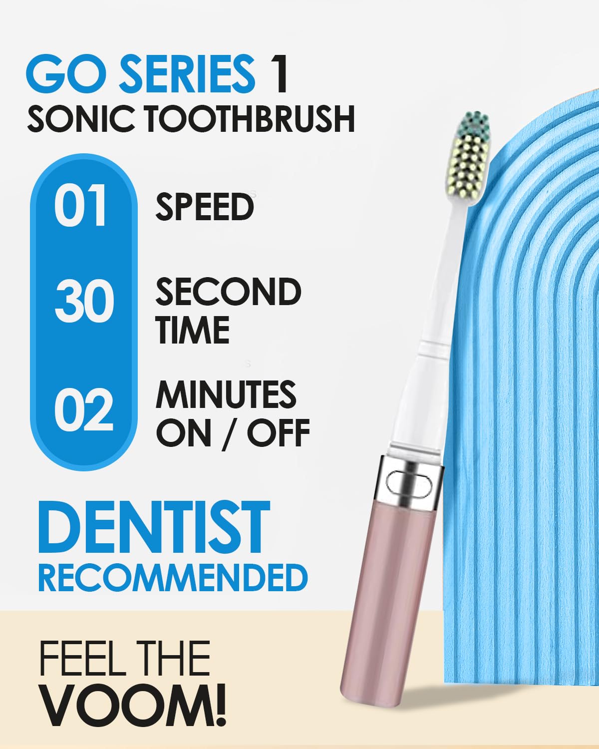 2-Pack Travel Electric Toothbrush Y95201