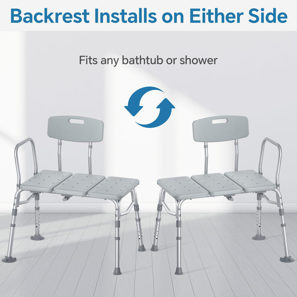 Tub Transfer Bench with Backrest T211835