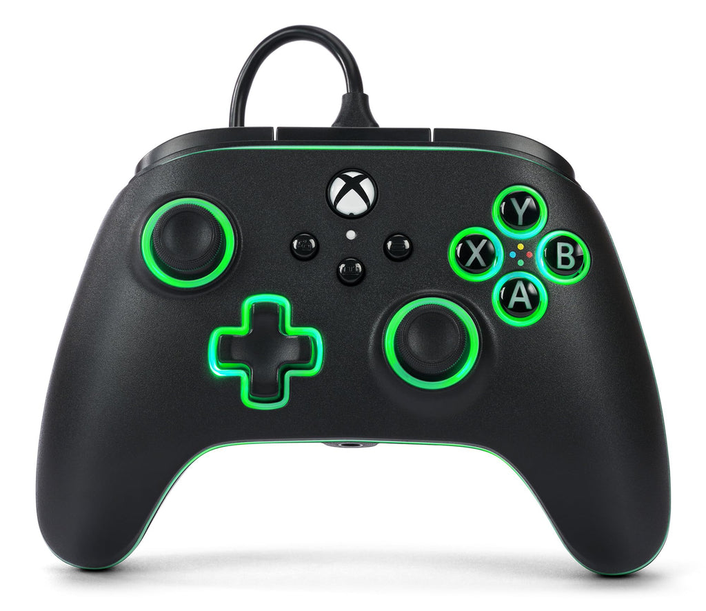 Black Wired Video Game Controller F65588