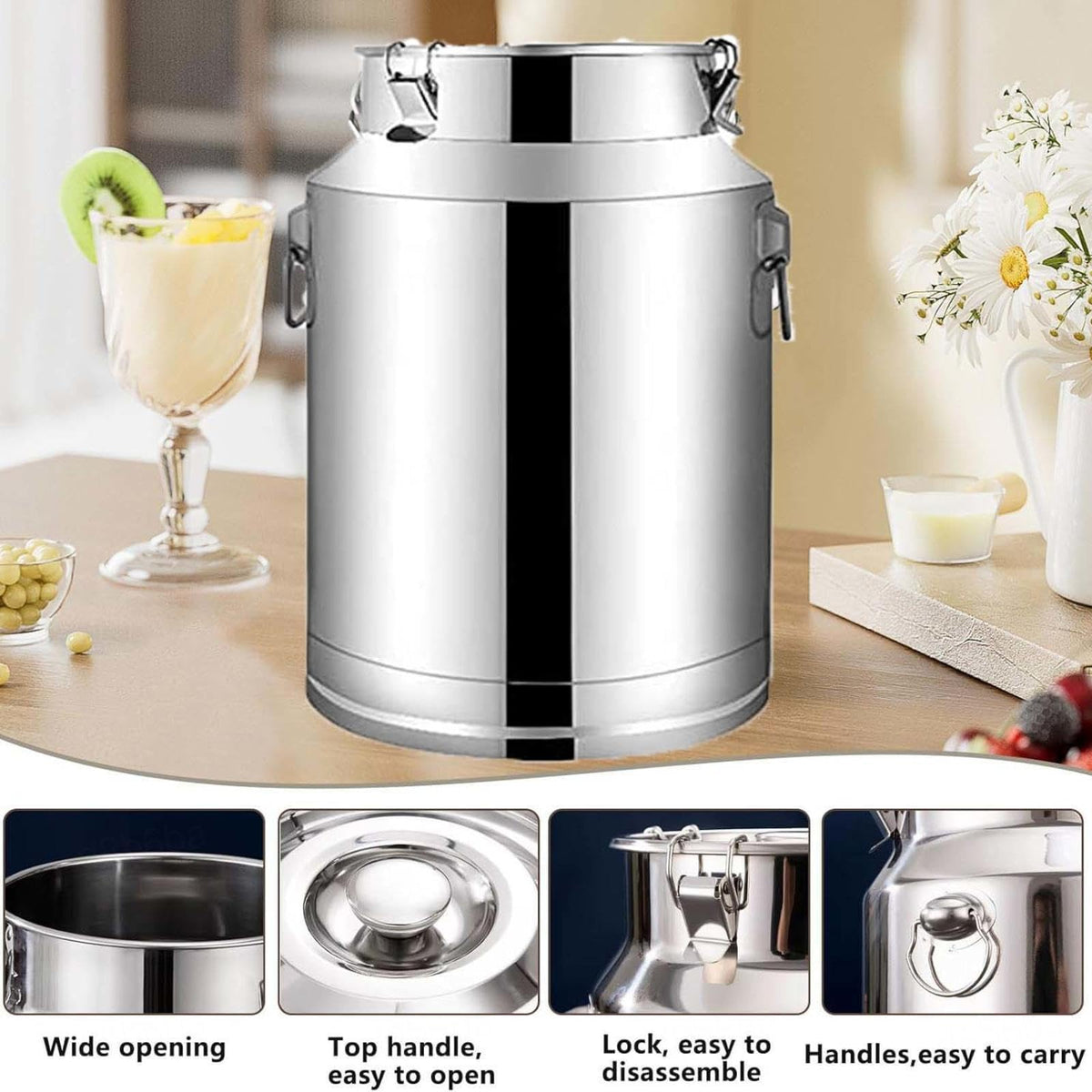 5L Stainless Steel Water Container with Tap Z6893