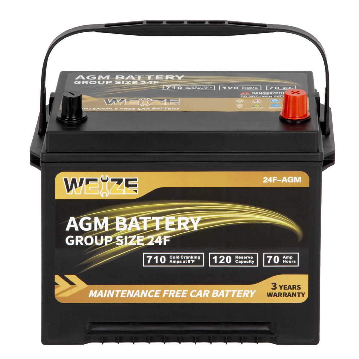 AGM Battery BCI Group 24F Automotive Battery C777