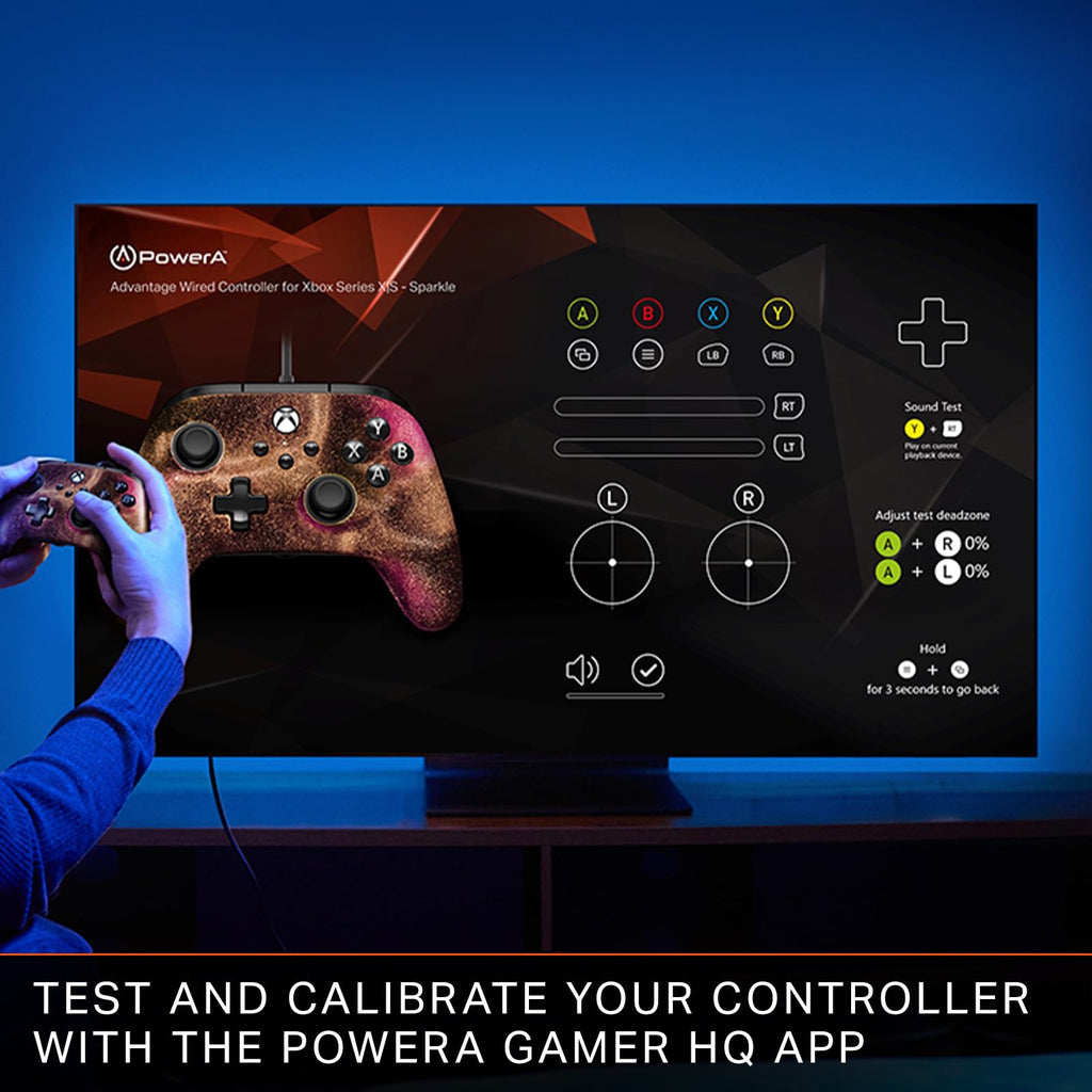Black Wired Video Game Controller F65588