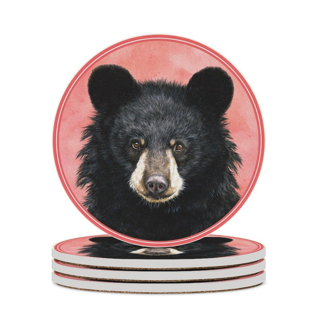 Black Bear Coasters Set of 4 E483638
