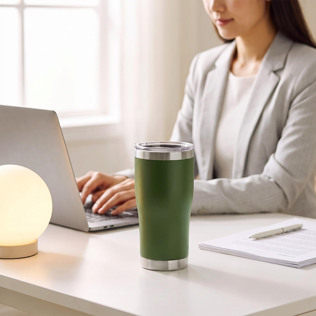 20 oz Stainless Steel Vacuum Insulated Tumbler with Lid R9193