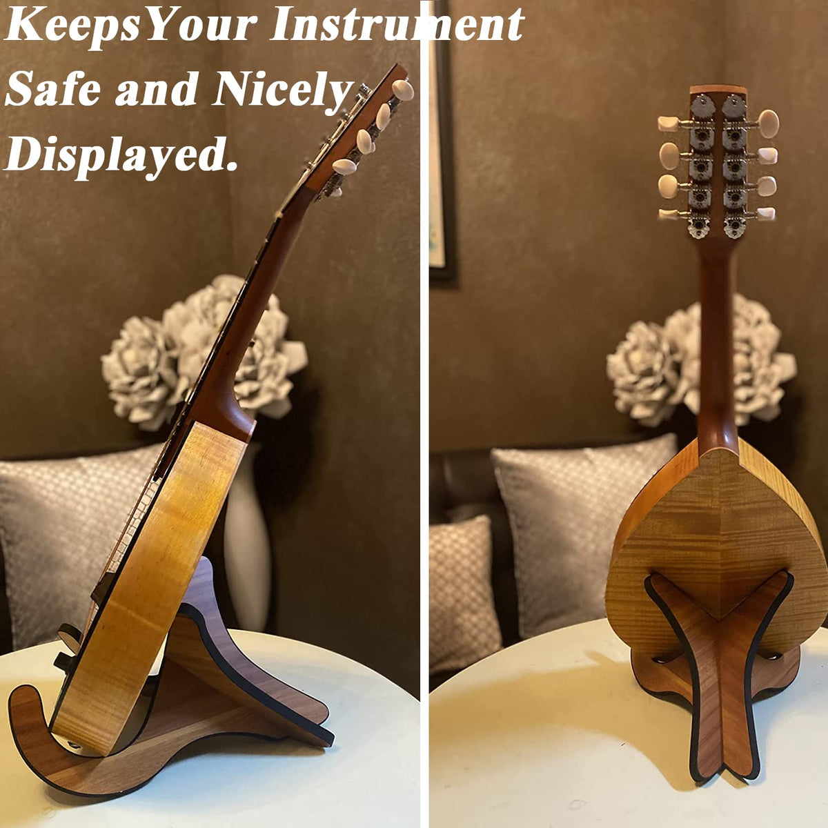 Folding Wood Ukulele Stand K116589