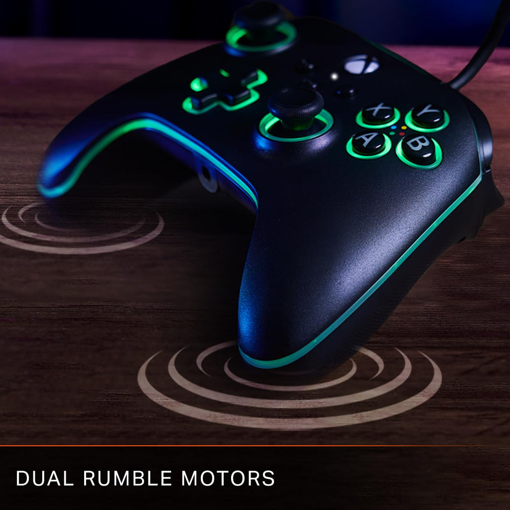 Black Wired Video Game Controller F65588