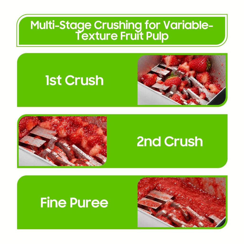 60W Stainless Steel Electric Fruit Crusher 1.06gal K43896