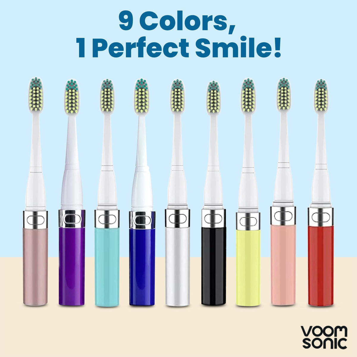 2-Pack Travel Electric Toothbrush Y95201