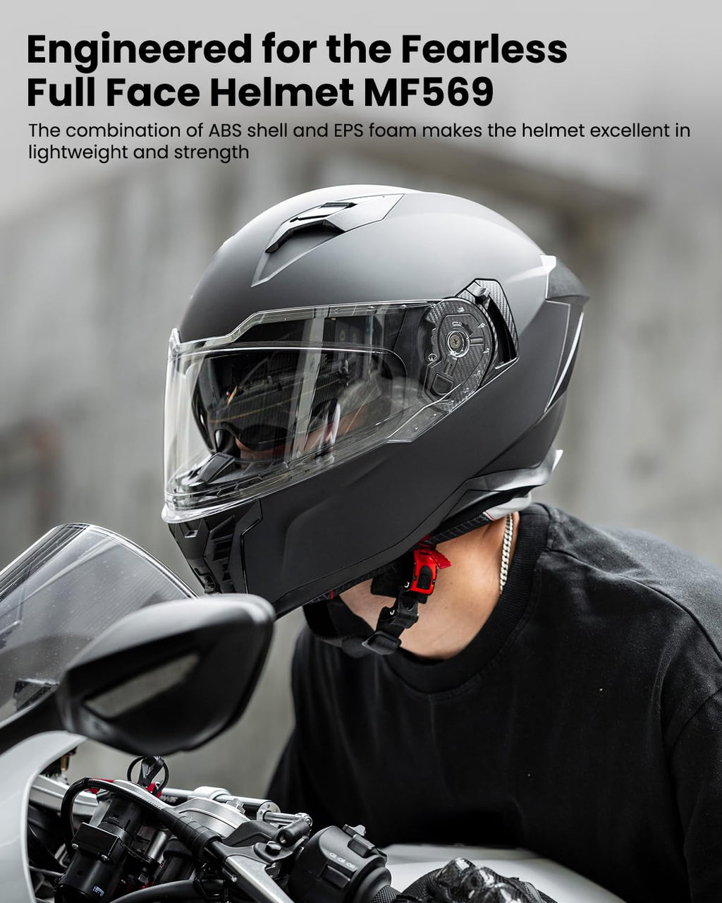 Full Face Motorcycle Helmet DOT Approved X6855