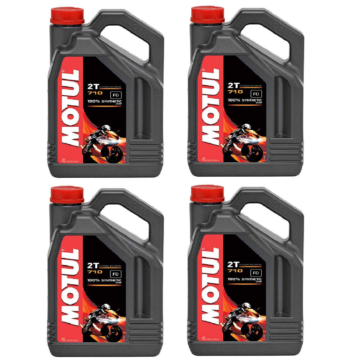 Set of 4 2T Motor Oil 1-Gallon Bottles S340548