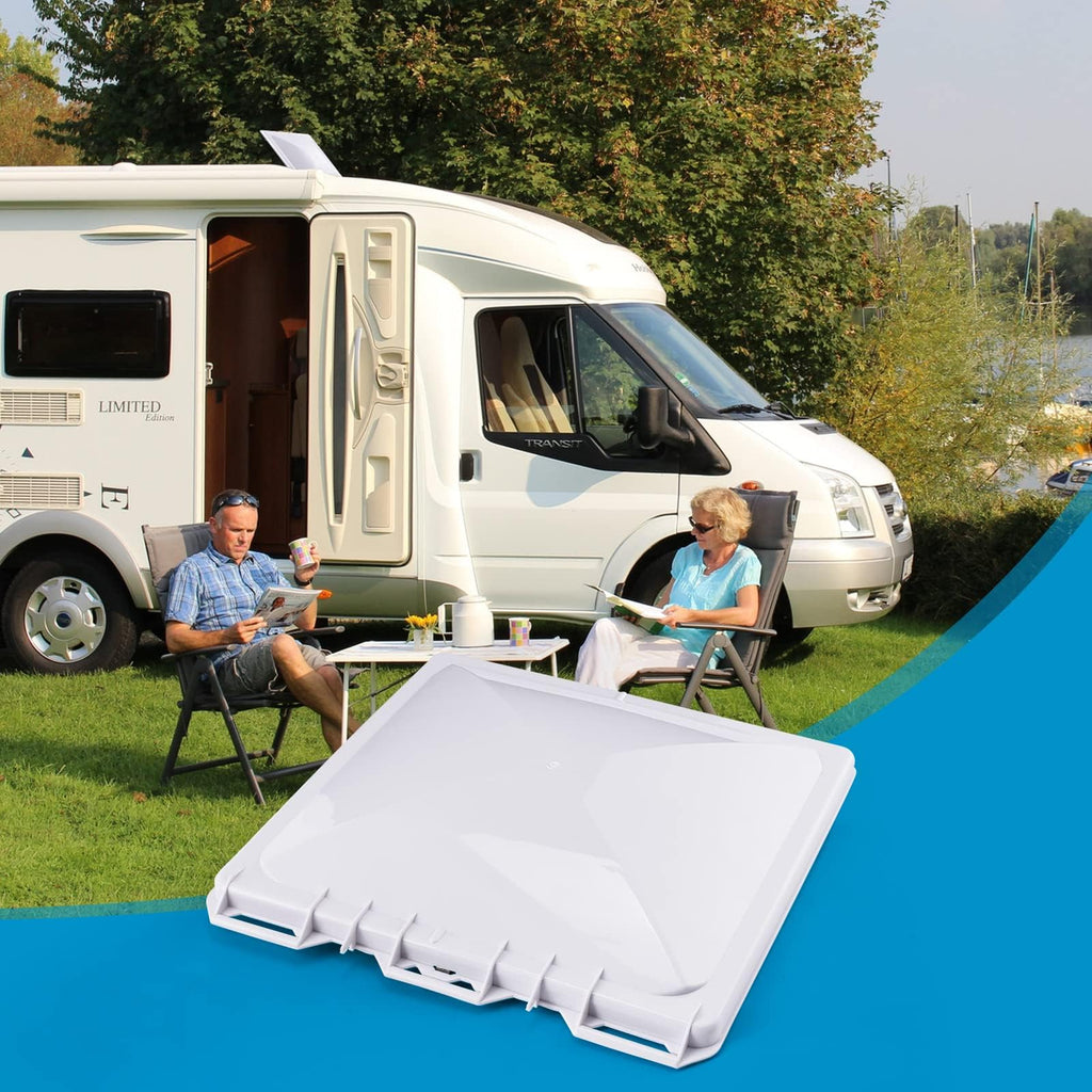 White 13 x13 inch RV Roof Vent Cover Replacement N132