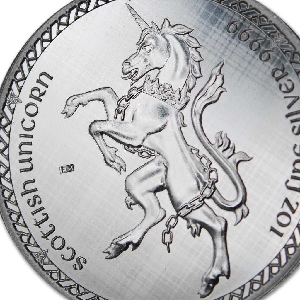 1 oz Silver Scottish Unicorn A656
