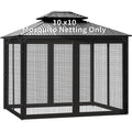 10' x 10' Pop Up Canopy Tent Replacement Mosquito Netting N532575