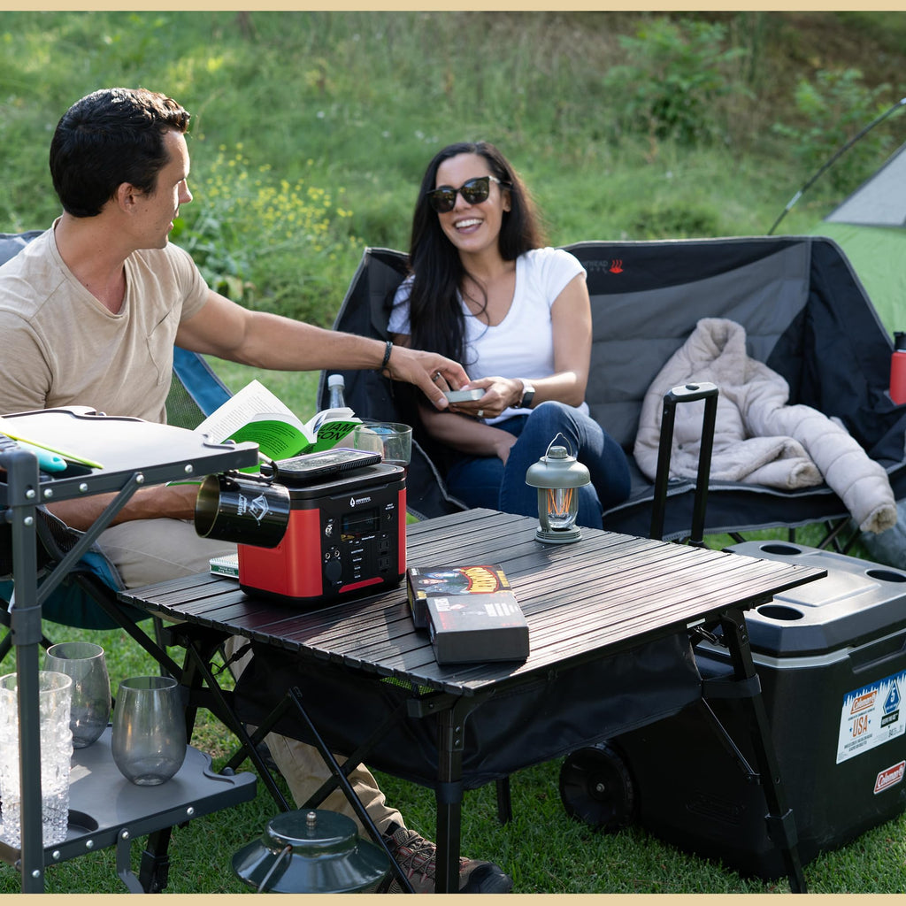 39 in Aluminum Folding Camp Table E82161