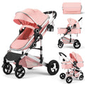 2 in 1 Convertible Baby Stroller, Diaper Bag, Pink I172
