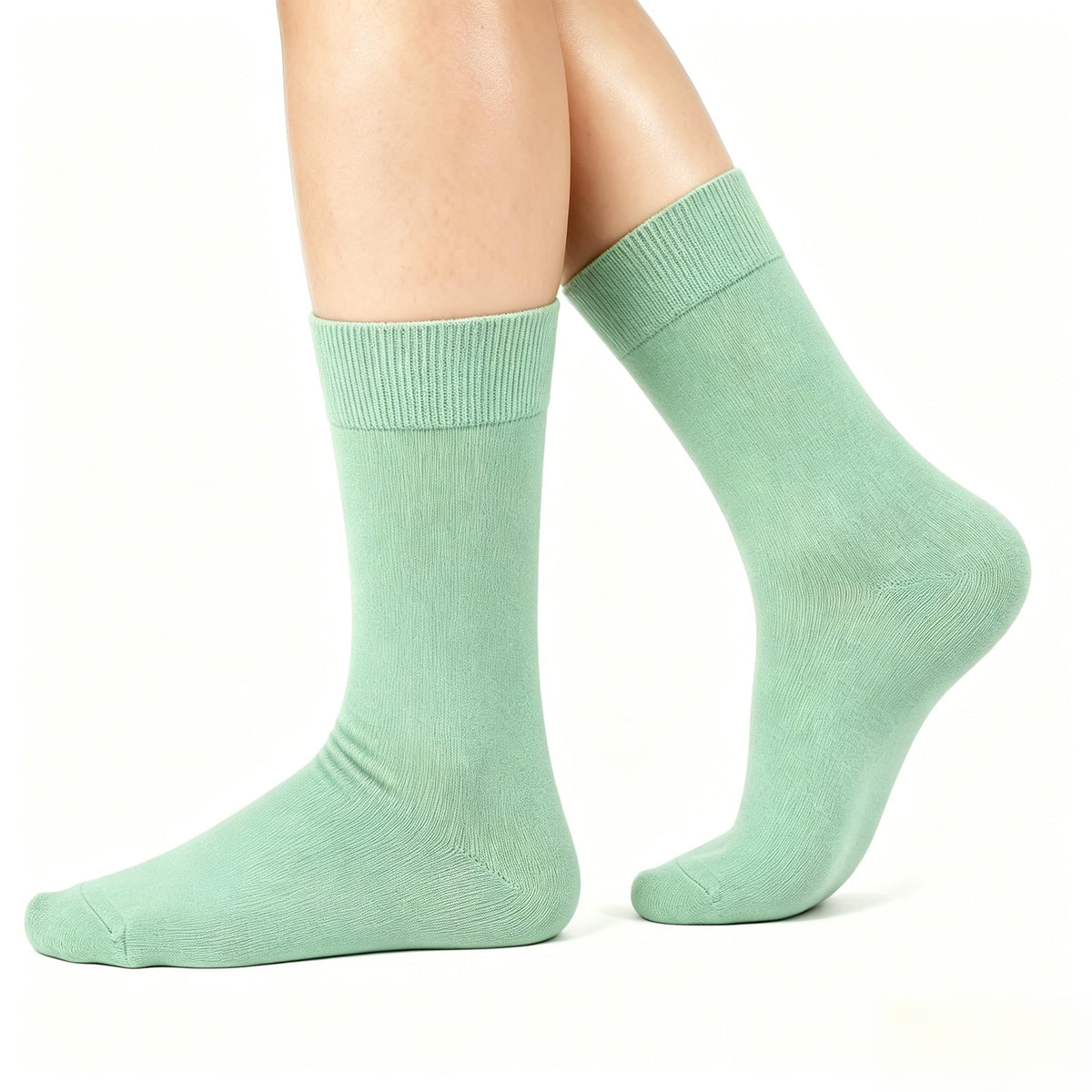 Women's 6 Pairs Bamboo Viscose Crew Socks V681