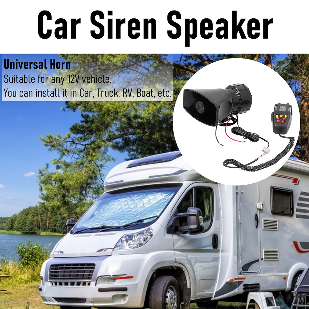 Car Siren Speaker Alarm Horn 7 Tone V231
