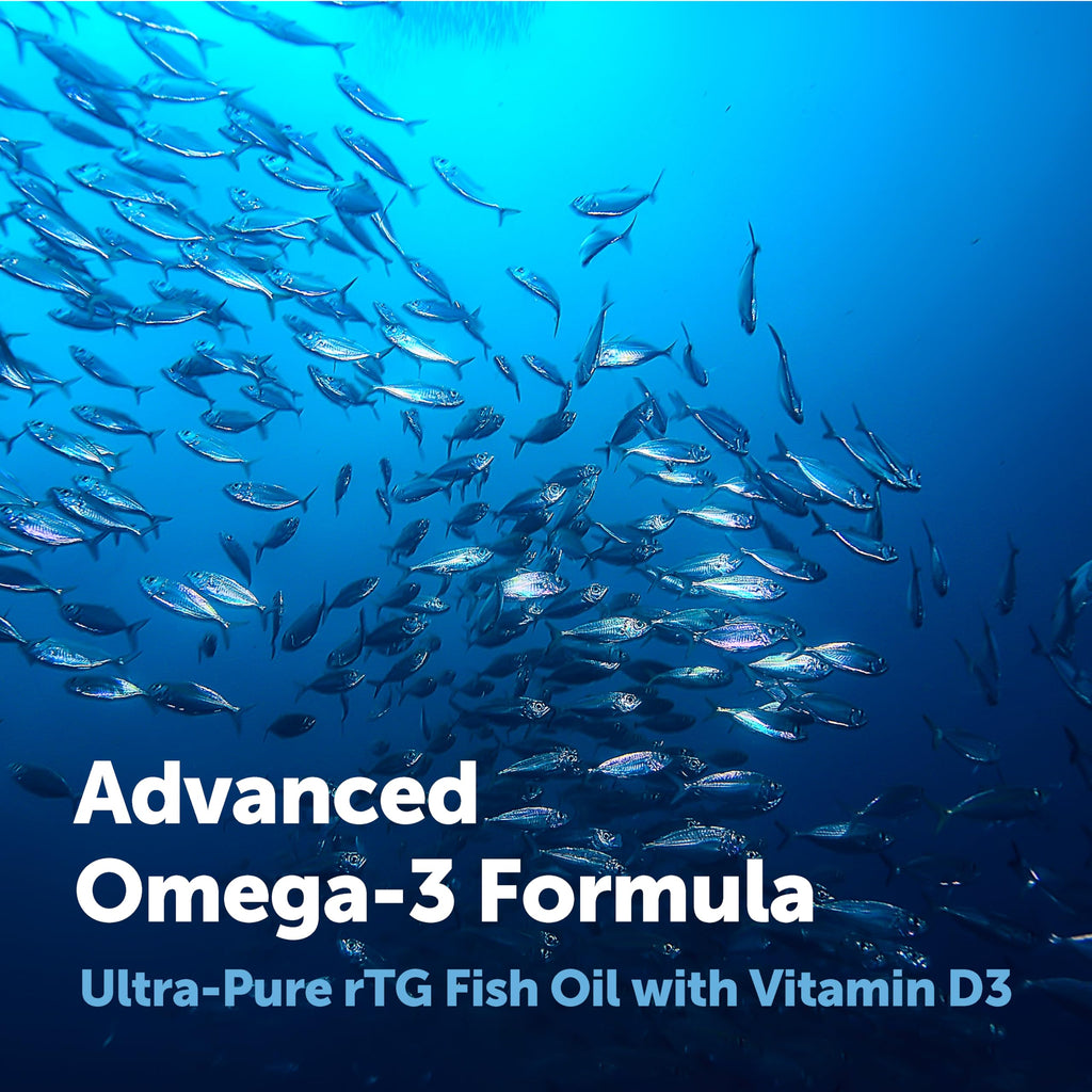 Omega-3 Fish Oil Softgels with Vitamin D3, Lemon Flavor, 60ct K1147