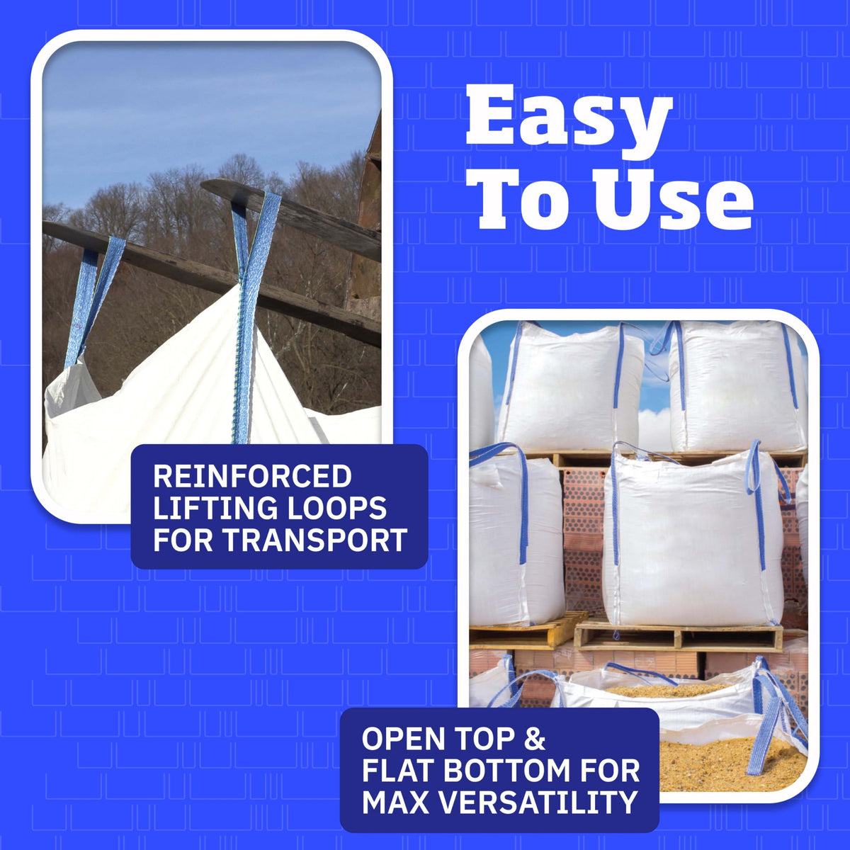 Heavy Duty 100 Gallon Bulk Bags J981463