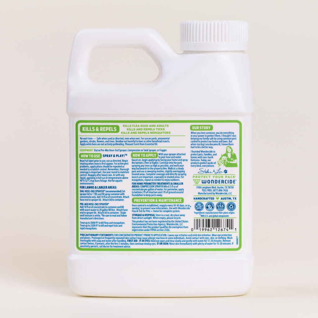 Flea and Tick Spray Concentrate 16 oz M626