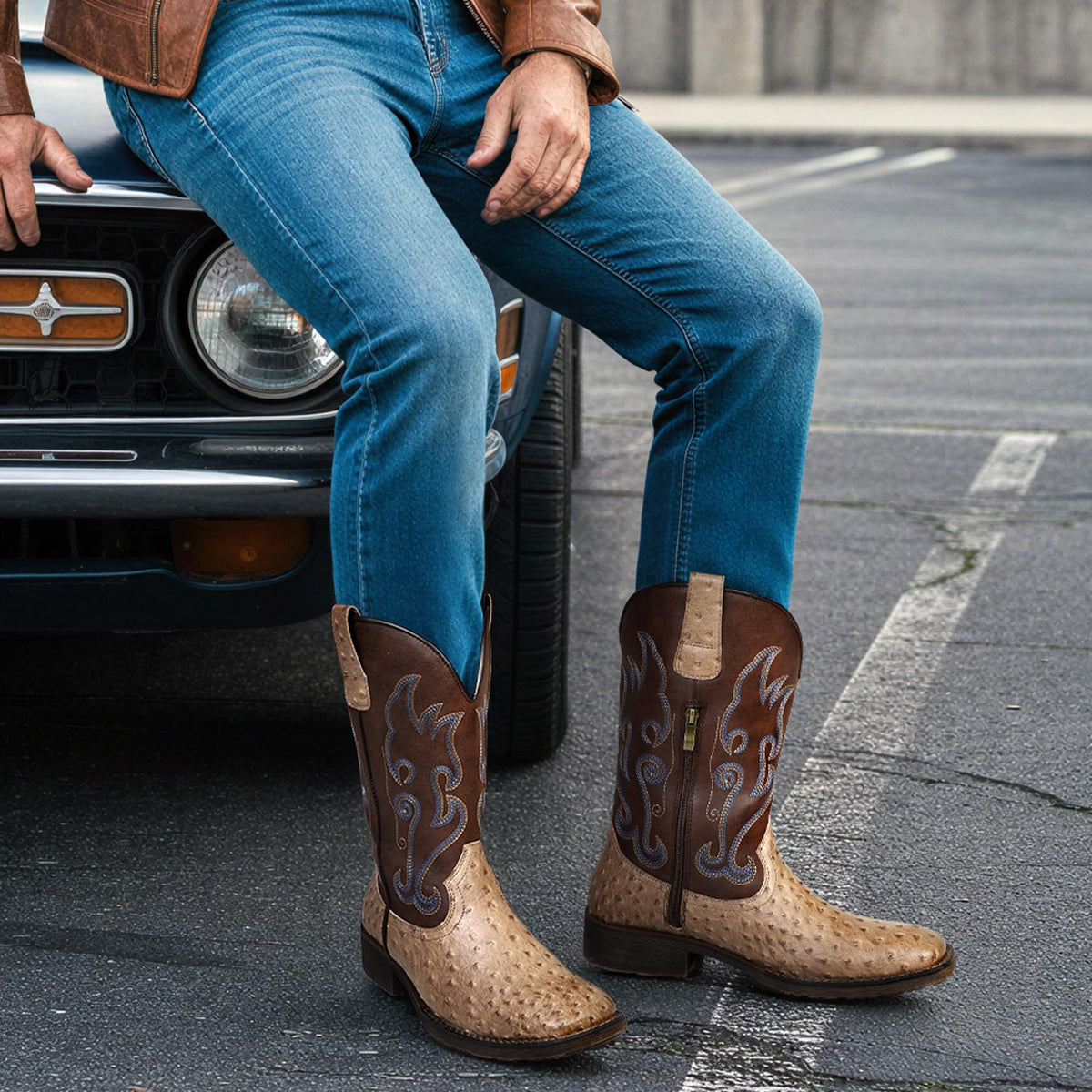 Men's Western Cowboy Boots E7326